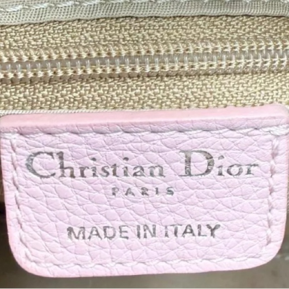 SOLDX RARE Auth Like New DIOR Street Chic Mini Boston Pink & Brown Women's Bag - Picture 10 of 14